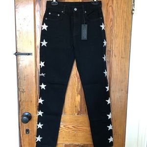 Carmar Black Crystal Star Jeans